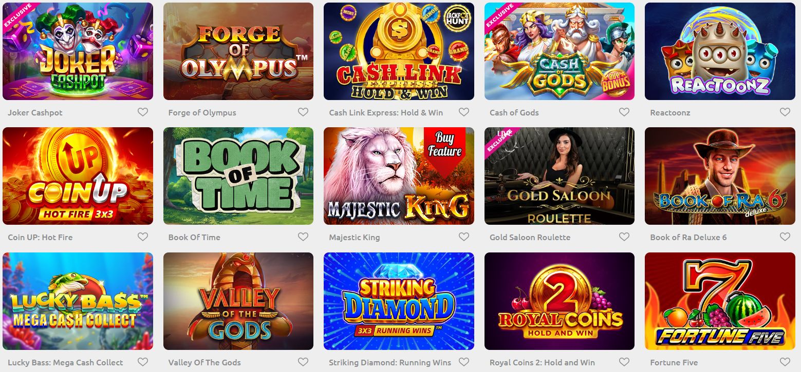 Cadoola Καζίνο Κορυφαία Παιχνίδια