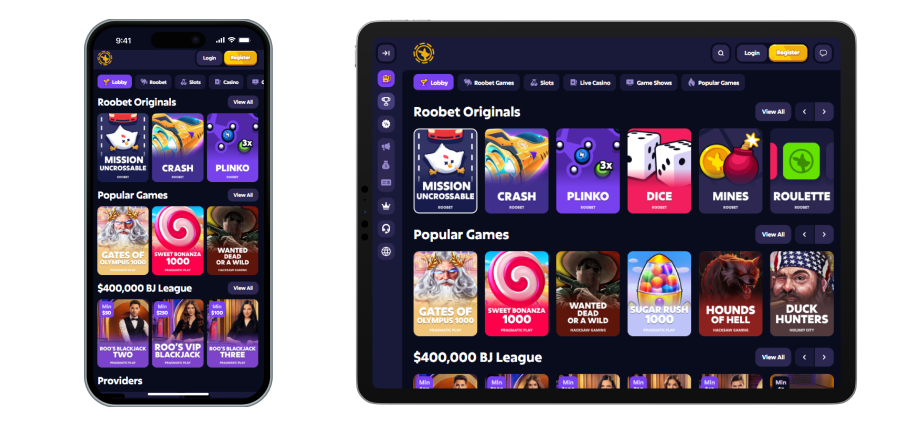 Roo Bet Casino Mobile