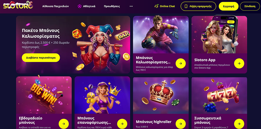 Slotoro No Deposit Bonus